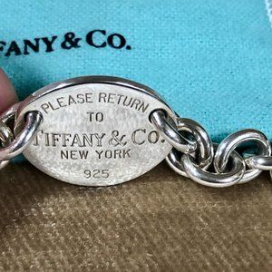 Tiffany & Co. Return To Tiffany Oval Tag Bracelet